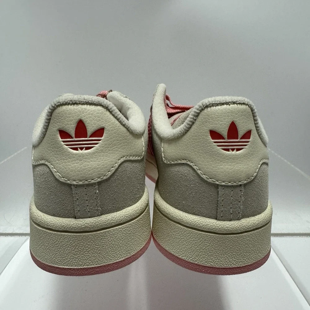 Brand New ADIDAS Campus 00s Kids Cream Pink Valentines Hearts JS3524 Size 3C